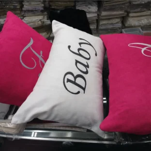 Suede Throw With Emb