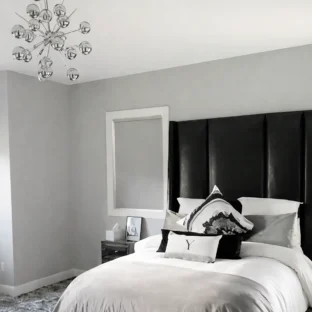 Velvet Half N Half Gray-White