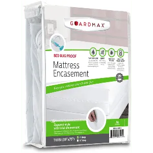 Guardmax Zippered Waterproof Bed Bug Cover