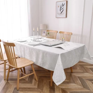 Sparkle Silver Tablecloth 1358