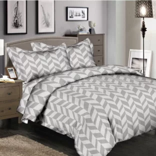 Woven Herringbone Grey