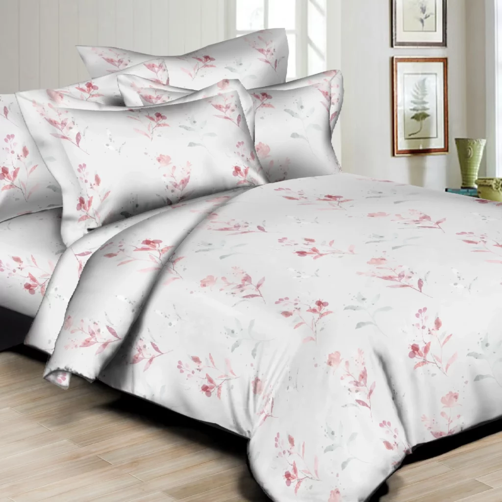 Rosy Flower - Dainty linen