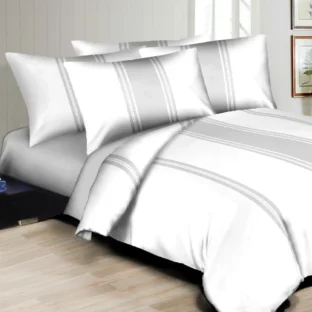 Hotel Style Stripes Grey