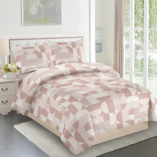 Geometric Shapes Mauve