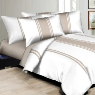 Hotel Style Stripes Taupe